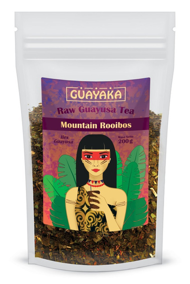 Guayaka Guayusa Mountain Rooibos siostra yerba mate  podwójna moc ekwadorskiego zioła