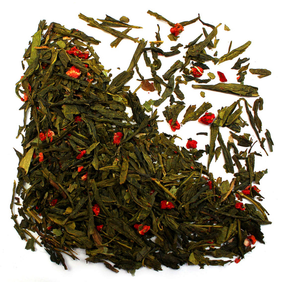 Herbata sencha truskawkowa aromatyczna rapsodia