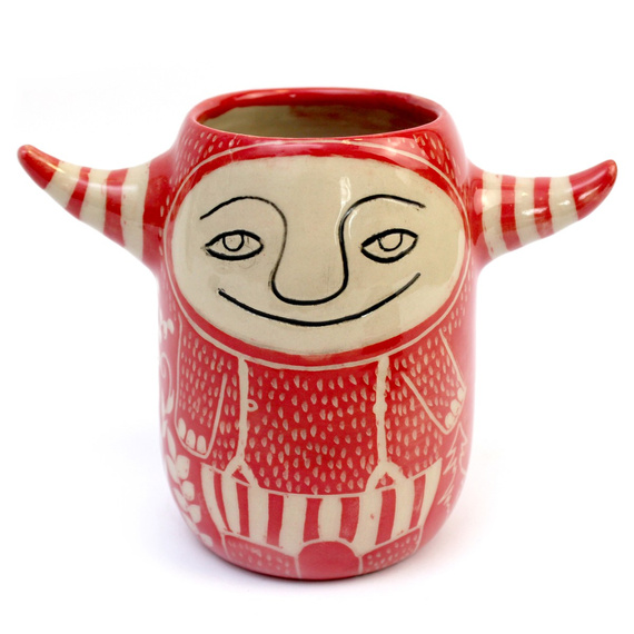 Kamionkowe matero Szelek ~300 ml (toczone na kole garncarskim)	