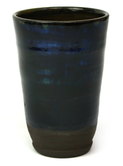 Matero Guampa do Yerba Mate Terere z czarnej kamionki Océano ~ 250 ml