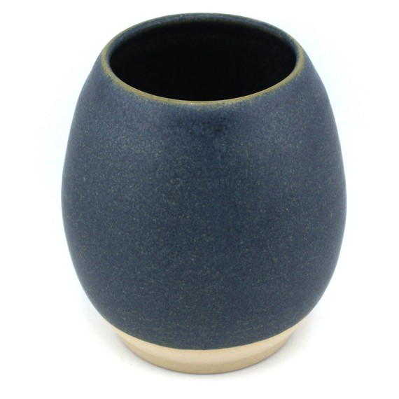 Matero ceramiczne toczone na kole ~360 ml - "Lázuli"