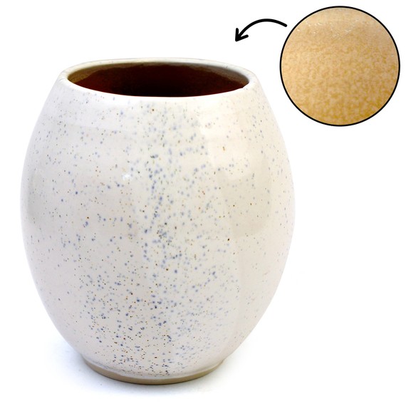 Matero ceramiczne toczone na kole "Chmurka" ~ 400 ml