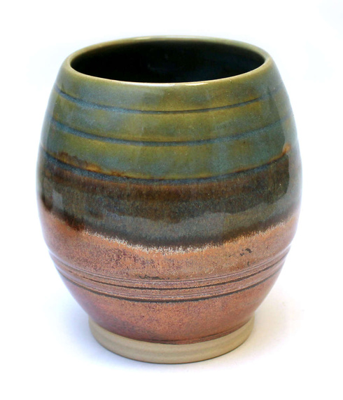 Matero ceramiczne toczone na kole "Cobre" ~ 320 ml