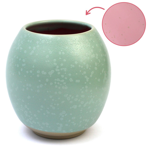 Matero ceramiczne toczone na kole "Cukierek" ~ 350 ml