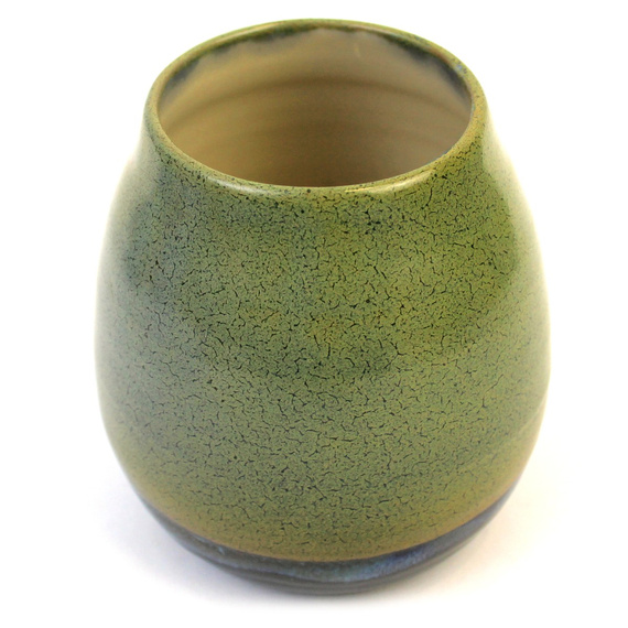 Matero ceramiczne toczone na kole "Matcha" ok 350 ml