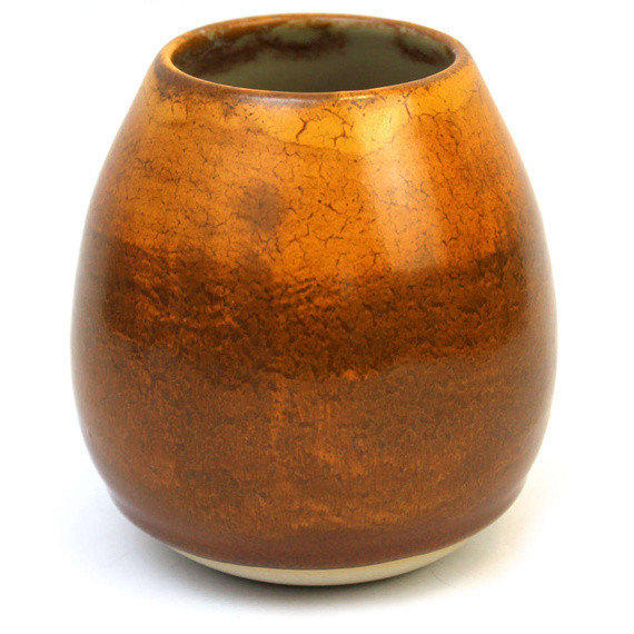 Matero ceramiczne toczone na kole "Papirus" ok. 330 ml