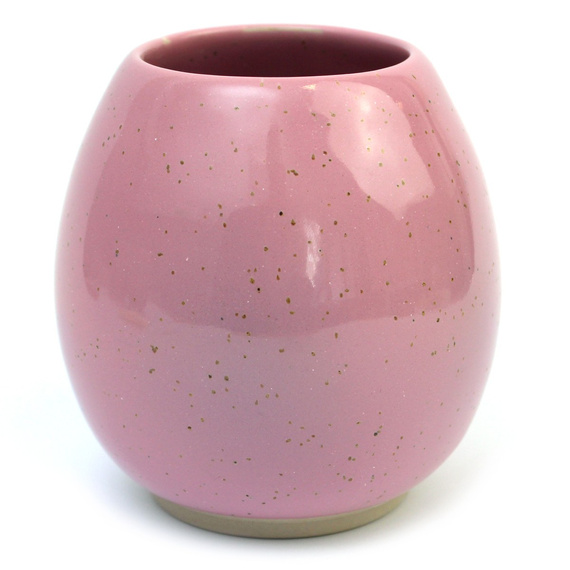 Matero ceramiczne toczone na kole Princessa "NIEWYPAŁ" ~400 ml - niedoskonałości w szkliwie wewnątrz
