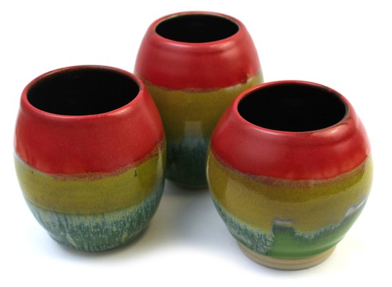 Matero ceramiczne toczone na kole "Reggae" ok. 360 - 430 ml