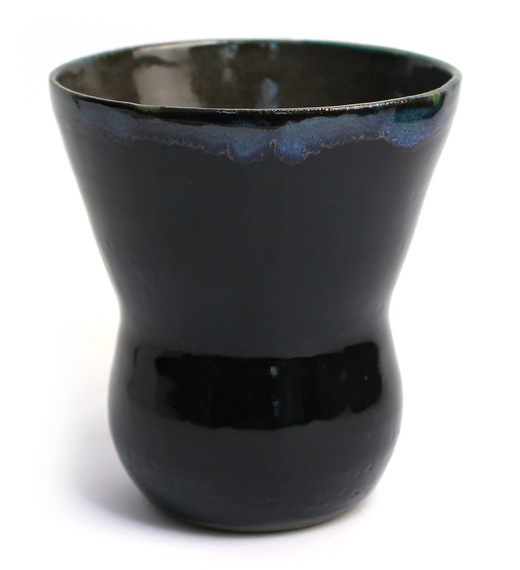 Matero ceramiczne toczone na kole "odrobina chmur" Cuia ~ 380 ml