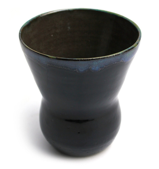 Matero ceramiczne toczone na kole "odrobina chmur" Cuia ~ 380 ml