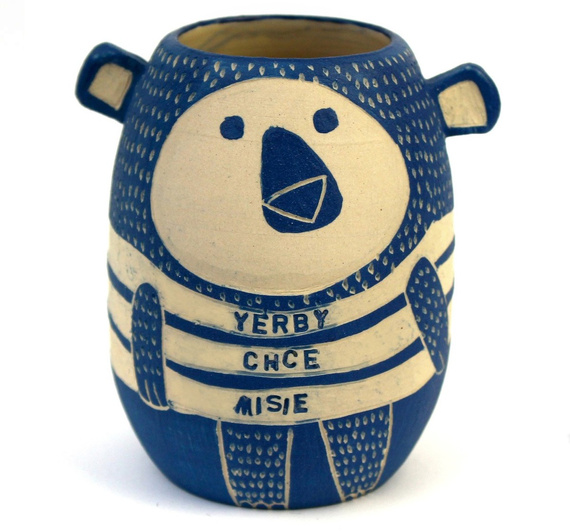 Matero ceramiczne z uszami "Yerby chce misie"  pojemność od 300 - 350 ml (20)