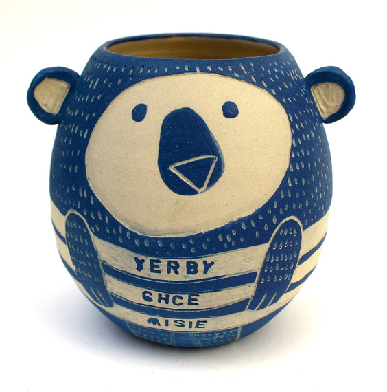 Matero ceramiczne z uszami "Yerby chce misie"  pojemność od 300 - 350 ml (25)