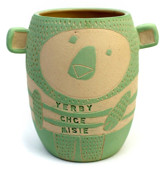 Matero ceramiczne z uszami "Yerby chce misie"  pojemność od 300 - 350 ml (26)
