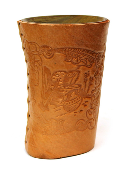 Matero do Yerba Mate Guampa Palo Santo tradycyjne wykonane ręcznie  - Tucán ~130-150 ml