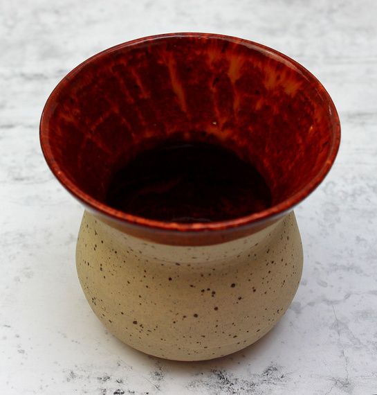 Matero do yerba mate CUIA Fuego ~ 220 ml