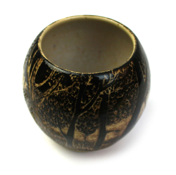 Matero do yerba mate ETNO Niedźwiadek ~250 ml