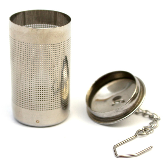Metalowy zaparzacz na łańcuszku - do herbaty ziół yerba mate