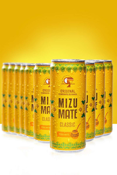 Mizu Mate Napój Yerba Mate Classic lekko gazowany 330 ml Vitamizu w puszce