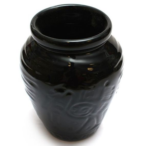 Naczynie ceramiczne Aztek czarne 300 ml - lekko obite 