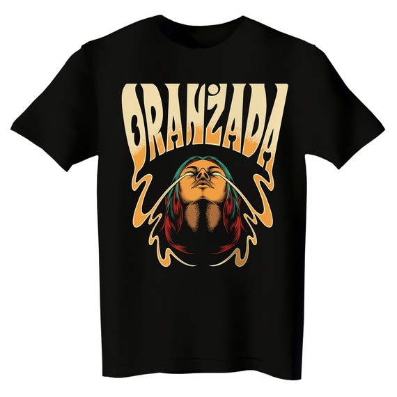 T-shirt Oranżada - koszulka męska z nadrukiem czarna