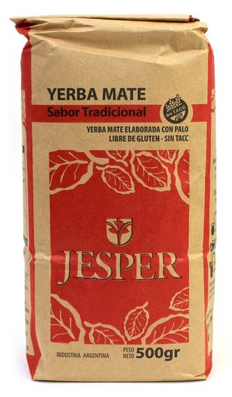 WYPRZEDAŻ Argentyńska kraftowa Yerba Mate Jesper Sabor Tradicional - niepełna gramatura - brakuje 80g z 500g