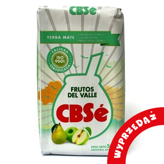 WYPRZEDAŻ CBSe Frutos del Valle Yerba Mate 500g - lekko uszkodzone opakowanie