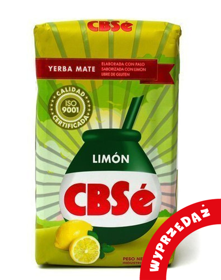 WYPRZEDAŻ CBSe Limon Yerba Mate 500 g - lekko uszkodzone opakowanie 