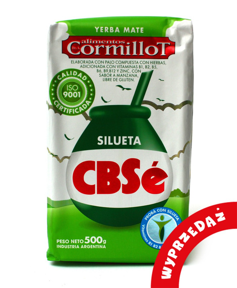 WYPRZEDAŻ CBSe Silueta Yerba Mate 500g - uszkodzone opakowanie