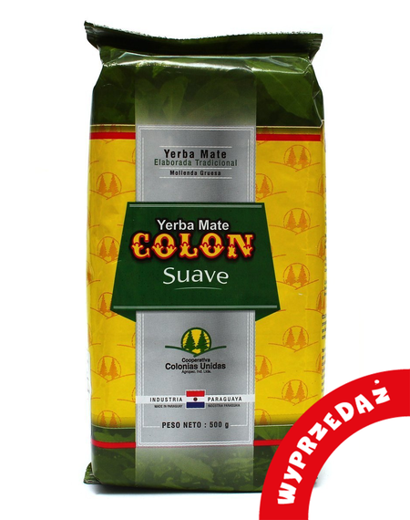 WYPRZEDAŻ - Colon Suave Yerba Mate 500 g - uszkodzone opakowanie