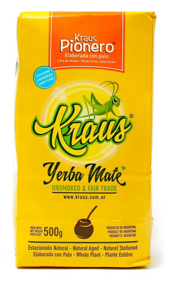 WYPRZEDAŻ - Kraus Pionero Yerba Mate 500 g - uszkodzone opakowanie