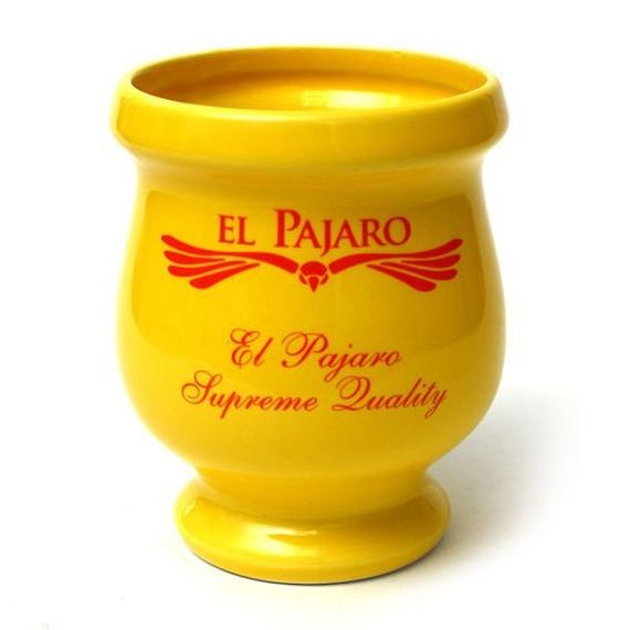 WYPRZEDAŻ - Matero Ceramiczne Porongo  300 ml El Pajaro żółte - ostatnie sztuki