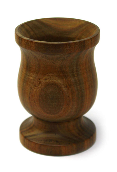 WYPRZEDAŻ Matero z drewna pięknie pachnie paragwajskie Palo Santo Chaco do yerba mate - pękniete