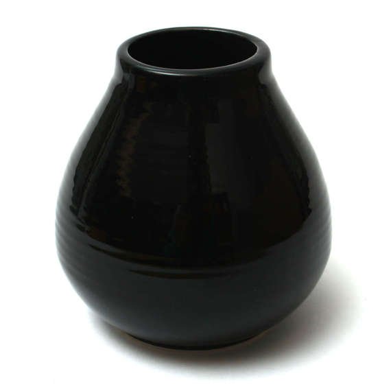 WYPRZEDAŻ Naczynie Ceramiczne Pera czarne ok. 300 ml - delikatna wada produkcyjna