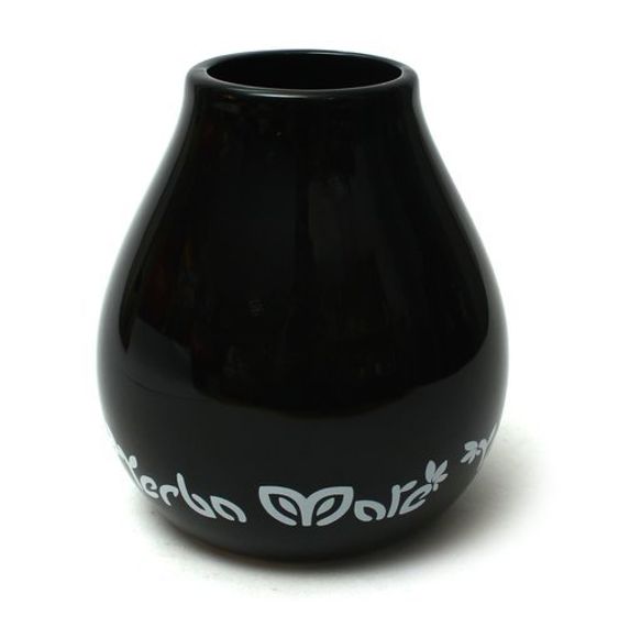WYPRZEDAŻ Tykwa Ceramiczna Luka BLACK 350 ml - delikatnie OBITE