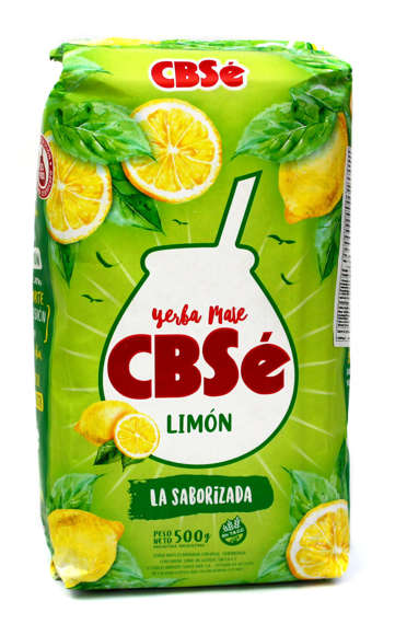 WYPRZEDAŻ - Yerba Mate CBSe Limon la saborizada 500 g - lekko uszkodzone opakowanie