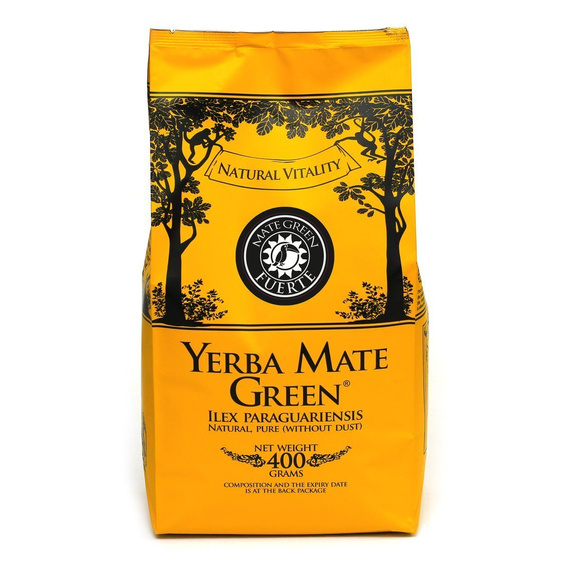 WYPRZEDAŻ Yerba Mate Green FUERTE 400 g - lekko uszkodzone opakowanie