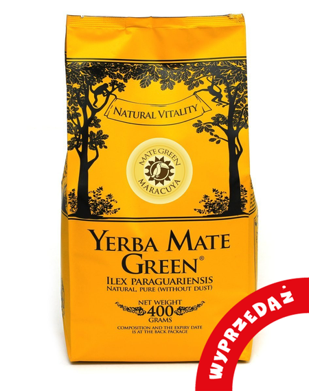 WYPRZEDAŻ - Yerba Mate Green Maracuya 400 g - uszkodzone opakowanie