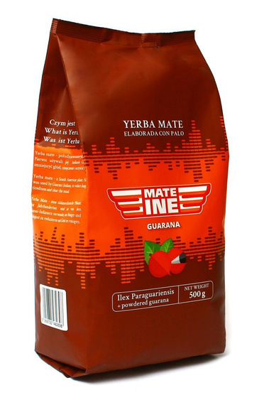 WYPRZEDAŻ Yerba Mate Mateine Guarana 500g - uszkodzone opakowanie