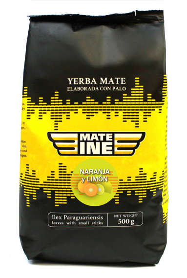 WYPRZEDAŻ - Yerba Mate Mateine Naranja y Limon 500 g - lekko uszkodzone opakowanie