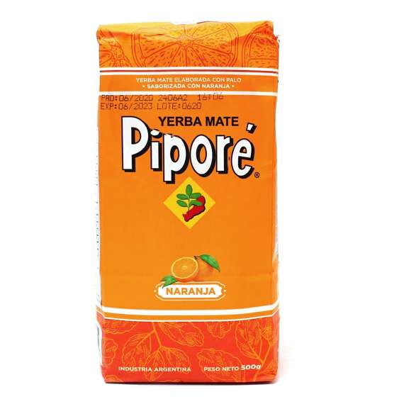 WYPRZEDAŻ - Yerba Mate Pipore Naranja 0,5 kg - uszkodzone opakowanie