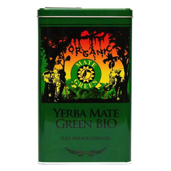 WYPRZEDAŻ Yerbera Puszka Mate Green BIO - mocno odgnieciona