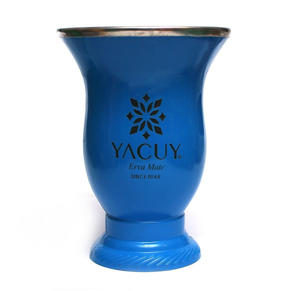 Yacuy Cuja do Erva mate Chimarrao Porongo Blue Big 250 ml