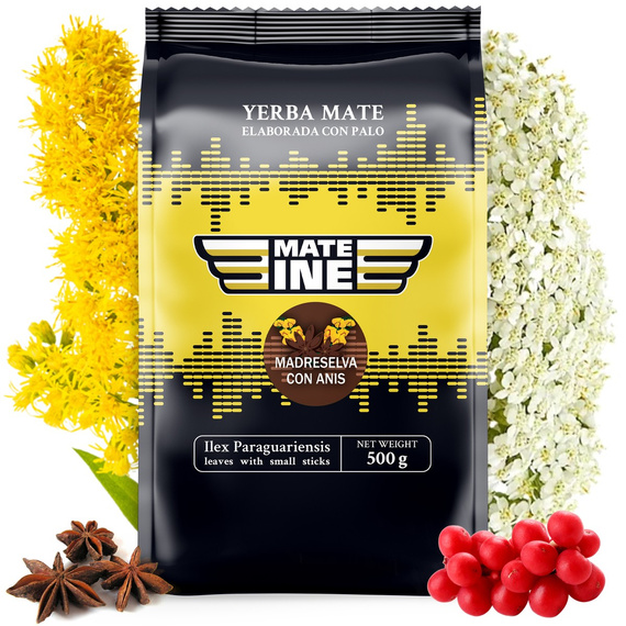 Yerba Mate 8xCBSE różne smaki - guarana, owoce 4kg