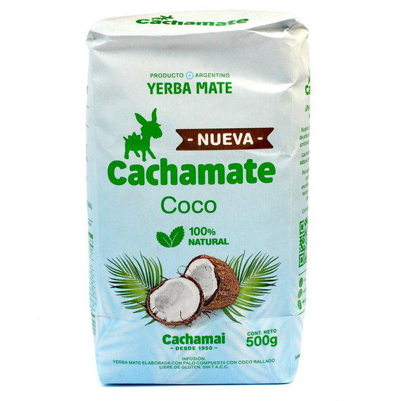Yerba Mate Cachamate Coco 500g kokosowa