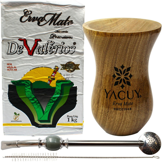Yerba Mate Chimarrao Valerios Yacuy Bombilla 1kg