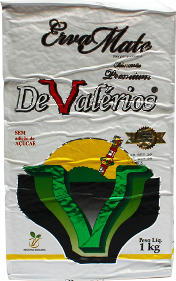 Yerba Mate Chimarrao Valerios Yacuy Bombilla 1kg