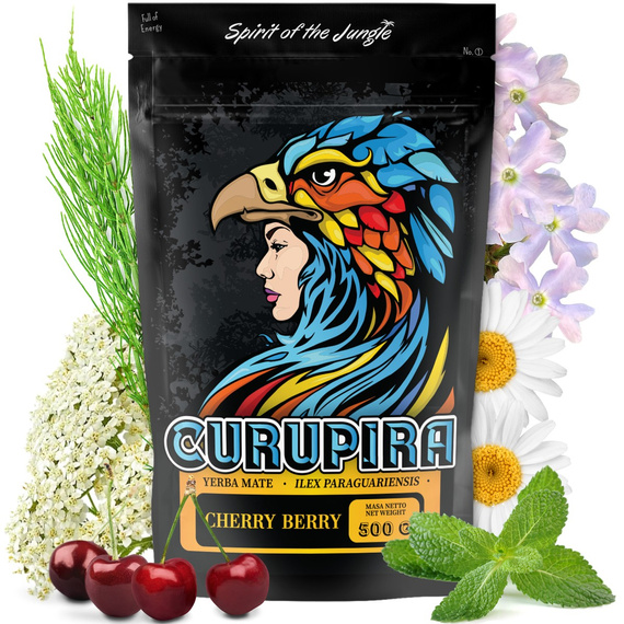 Yerba Mate Curupira CHERRY BERRY 500 g 