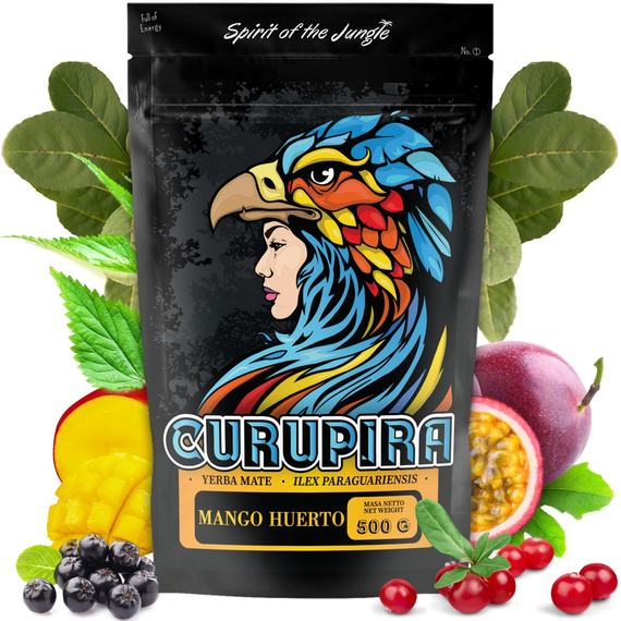 Yerba Mate Curupira Mango Huerto 500 g