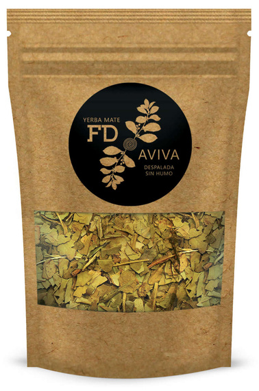 Yerba Mate FD AVIVA Despalada RAW Sin Humo