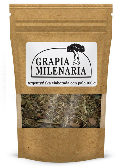 Yerba Mate Grapia Milenaria Elaborada con Palo 100 g argentyńska, rzemieślnicza